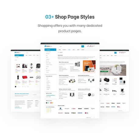 Shopping – Thème WordPress WooCommerce