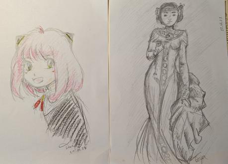 Dessins 2023 Partie 2 : Le désert de mars à août