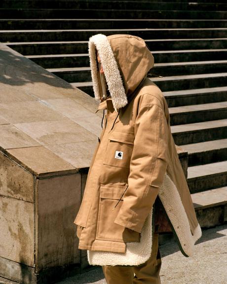 Sacai repense les classiques du workwear de Carhartt WIP Sacai repense les classiques du workwear de Carhartt WIP