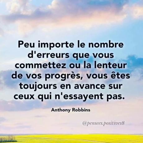 Peu importe le nombre d’erreurs que vous commettez