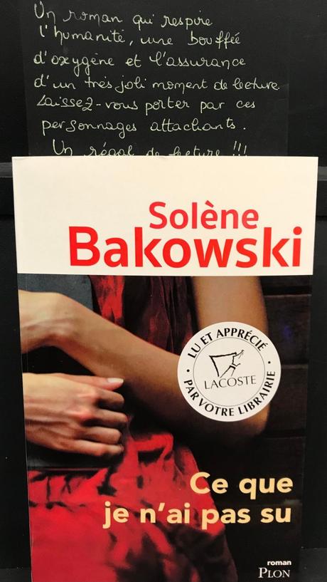 Ce que je n’ai pas su