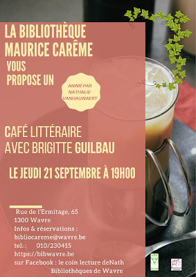 Café littéraire du 21 septembre 2023  :  Brigitte Guilbau