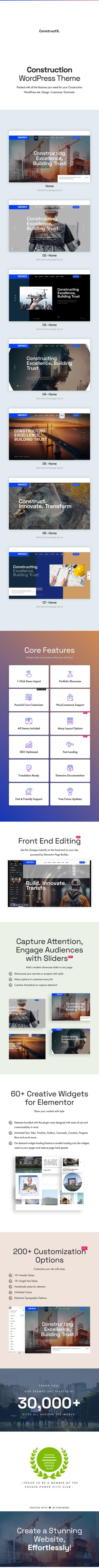 ConstructX - un thème de construction par pixelwars
