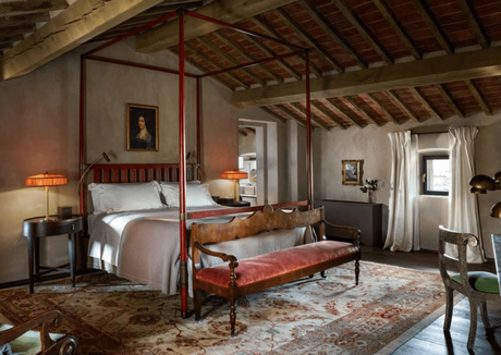 suite Hôtel Castello di Reschio en Toscane