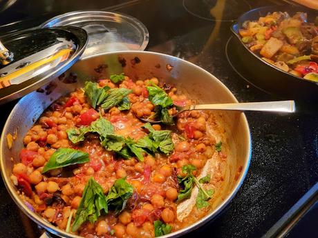 Poêlée de pois chiches à l'italienne Poêlée de pois chiches à l'italienne