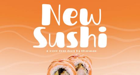 Page d'accueil de New Sushi