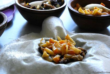 Pastilla au poulet, pruneaux et pommes pour la Battle Food #59 Pastilla au poulet, pruneaux et pommes pour la Battle Food #59