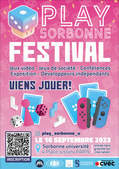 #GAMING - LE FESTIVAL ÉTUDIANT DU JEU PLAY SORBONNE FESTIVAL FERA SON RETOUR LE 16 SEPTEMBRE 2023