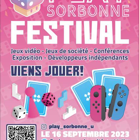 #GAMING - LE FESTIVAL ÉTUDIANT DU JEU PLAY SORBONNE FESTIVAL FERA SON RETOUR LE 16 SEPTEMBRE 2023