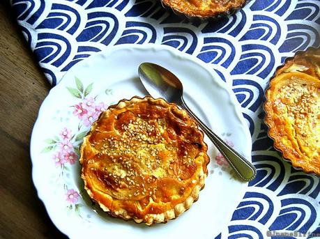 Tartelettes aux pommes et graines de sésame pour la Battle Food #58 Tartelettes aux pommes et graines de sésame pour la Battle Food #58