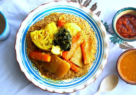 Couscous de cactus aux légumes d'automne Couscous de cactus aux légumes d'automne