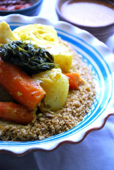 Couscous de cactus aux légumes d'automne Couscous de cactus aux légumes d'automne