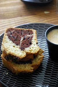 Marbré chocolat vanille à l'eau gazeuse et au levain