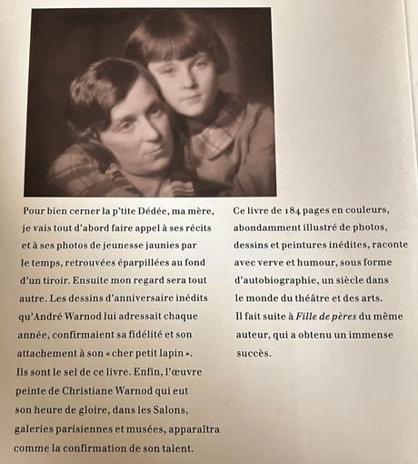 le livre nouveau de Jeanine Warnod : La p’tite Dédée – en souscription :