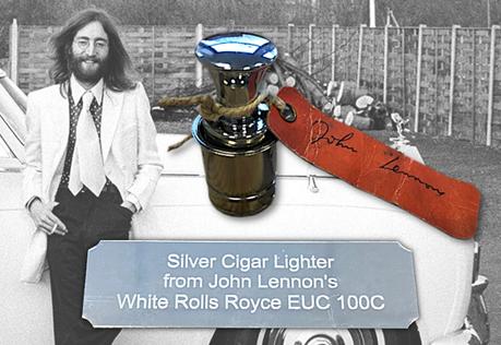 L’Allume-cigarettes Rolls-Royce de John Lennon signé en vente aux enchères
