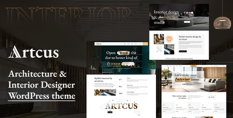 Artcus – Thème WordPress pour designer d’intérieur et architecture