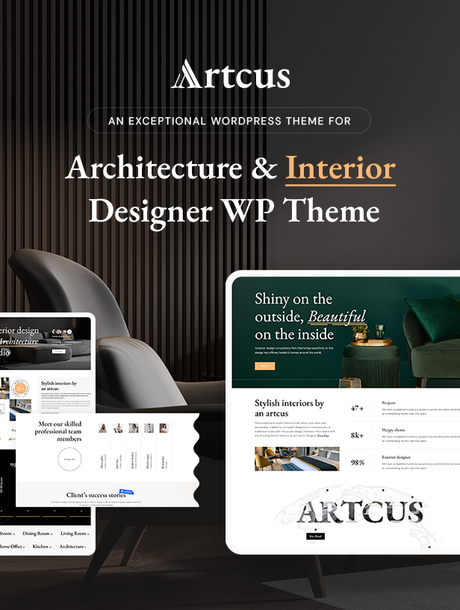 Thème WordPress pour l'architecture et le design d'intérieur