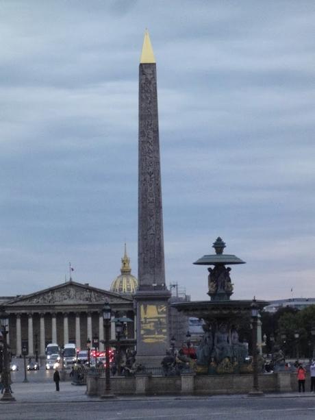 Obélisque sur la Place de la Concorde à Paris