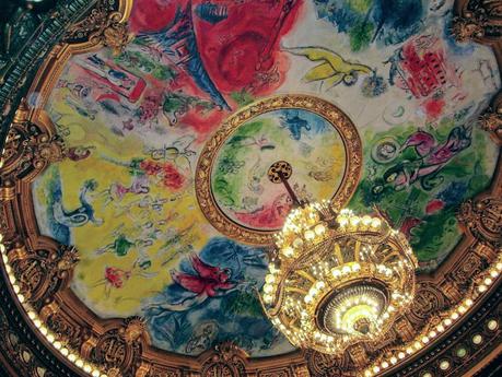 Plafond de Marc Chagall à l'Opéra Garnier