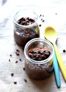 Petit pot de crème chocolat au lait d'amande Petit pot de crème chocolat au lait d'amande