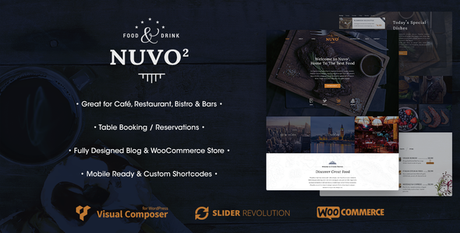 NUVO – Thème WordPress pour cafés et restaurants NUVO2 – Thème WordPress pour cafés et restaurants
