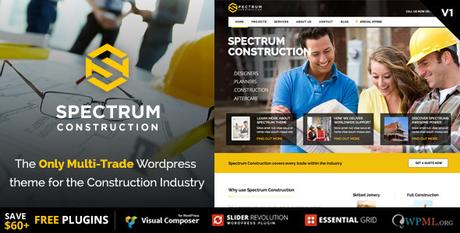 Spectrum - Thème d'affaires de construction multi-métiers