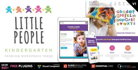 Petites personnes |  Thème WordPress pour la maternelle pour les enfants d'âge préscolaire et les nourrissons, les crèches et les écoles de jeux