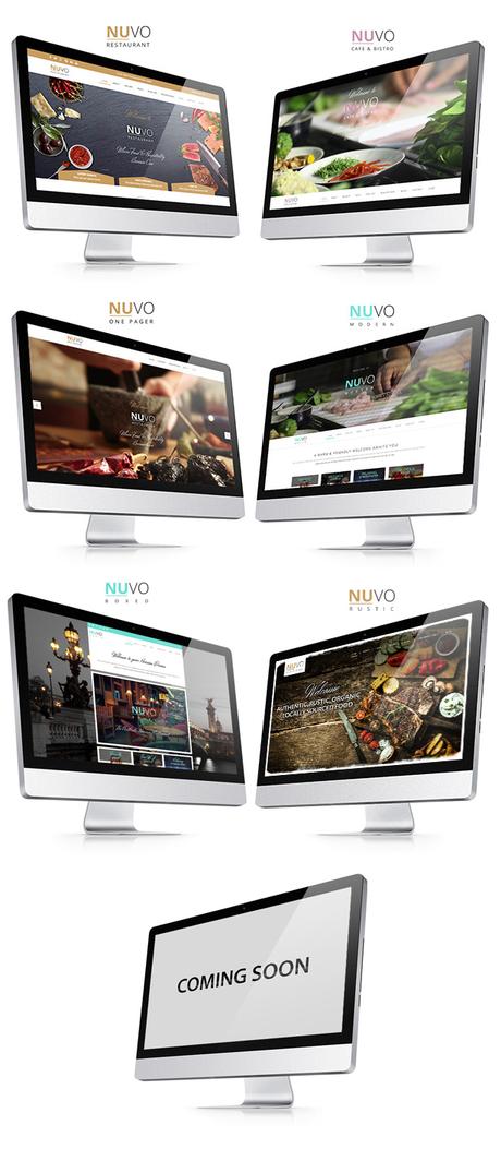 NUVO – Thème WordPress pour cafés et restaurants Thème de restaurant WordPress