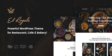 NUVO – Thème WordPress pour cafés et restaurants Elroyale – Thème WordPress pour restaurant et café