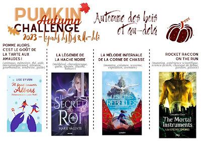 [Challenge] Pumpkin Autumn Challenge 2023 - Légendes des Bois et Au-delà 🌿🍂🎃✨