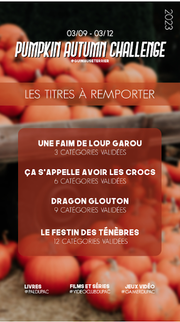 [Challenge] Pumpkin Autumn Challenge 2023 - Légendes des Bois et Au-delà 🌿🍂🎃✨