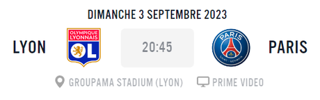 Tes notes pour Lyon PSG