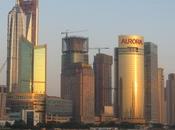 Coucher soleil rivière Huangpu