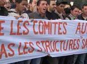 étudiants dans rues Tizi Ouzou